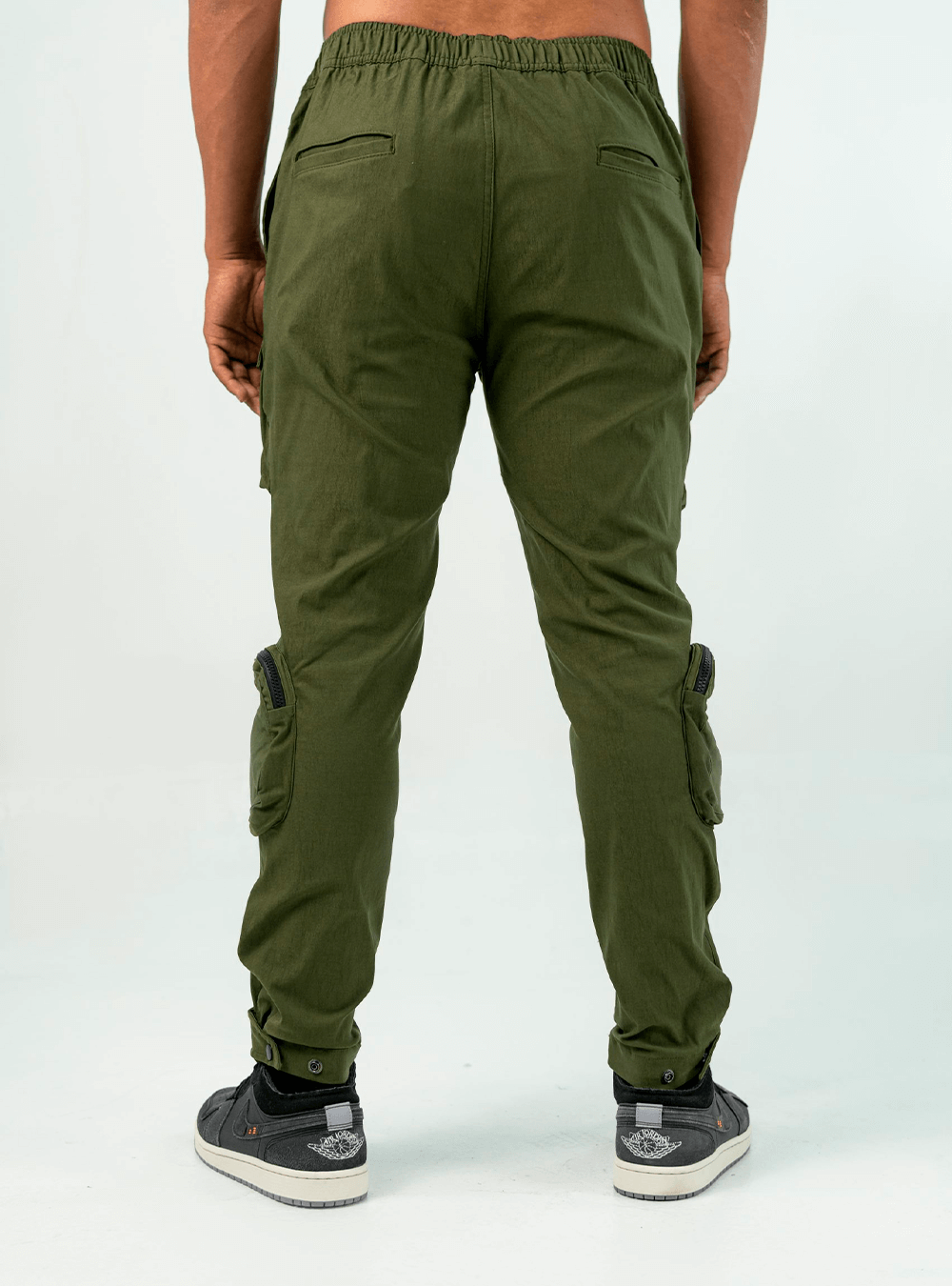 MILITARY GREEN UTILITY CARGO PANTS