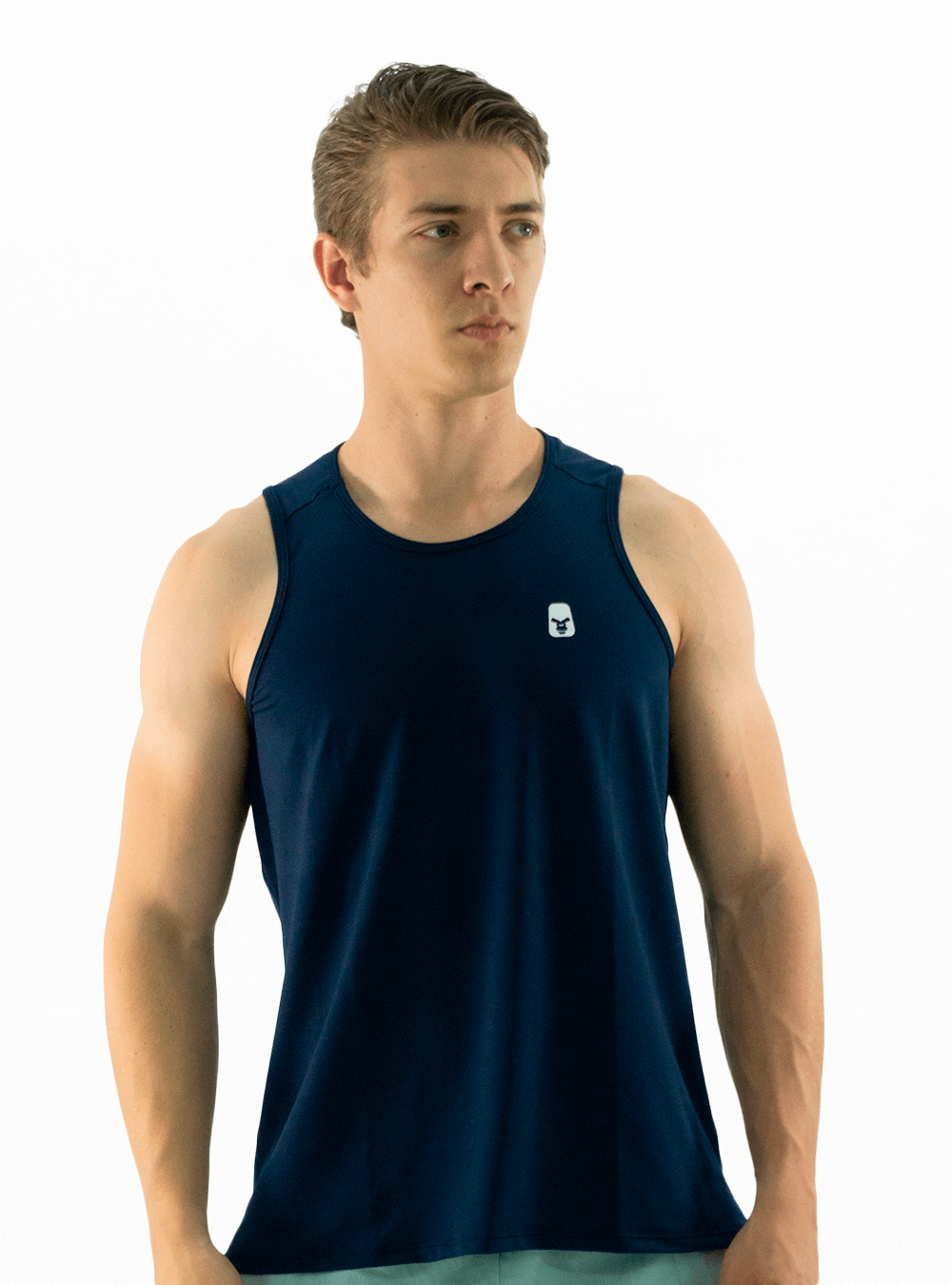 DARK BLUE RUNNING SKELETON