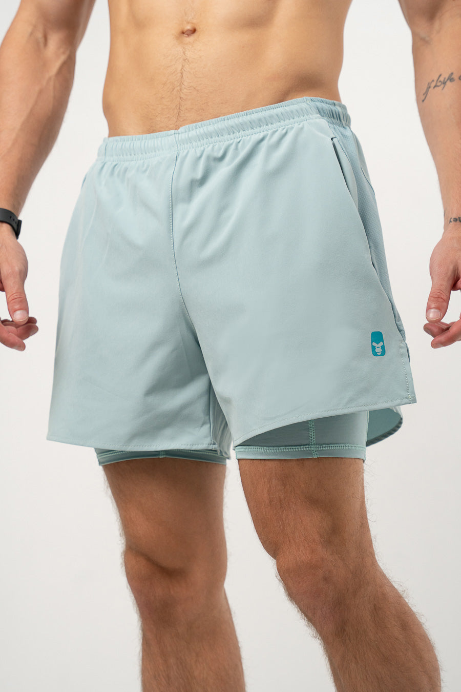 Mint Green Running Shorts