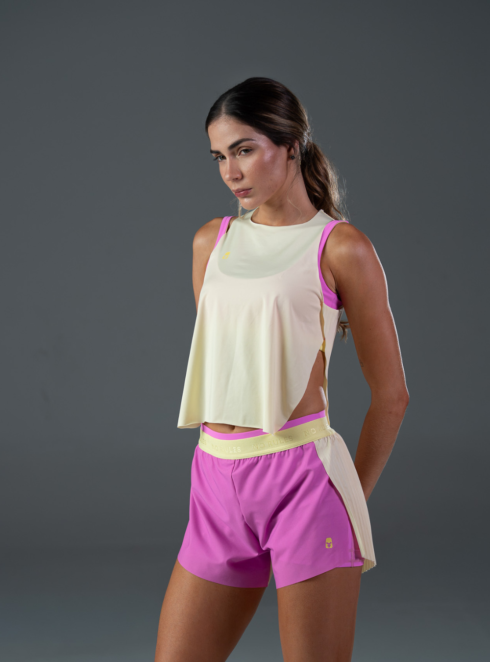 Pleat Butter-Pink Blush Set