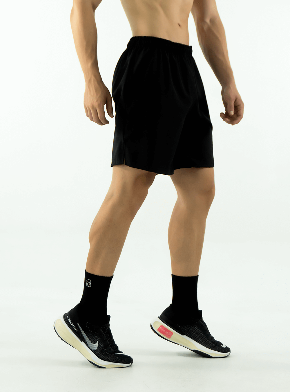 BASIC BLACK SHORTS
