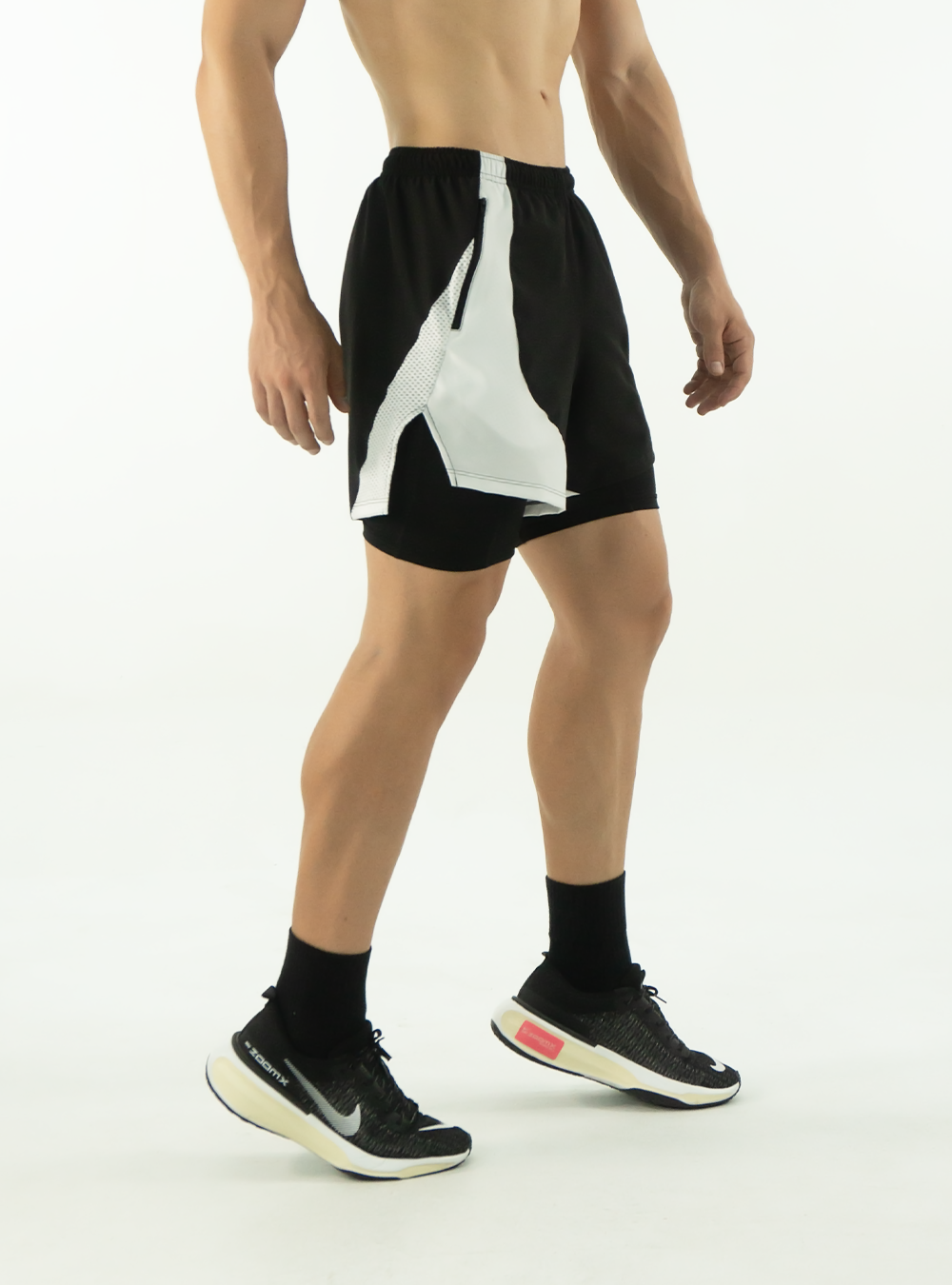 BLACK RUNNING SHORTS 2.0