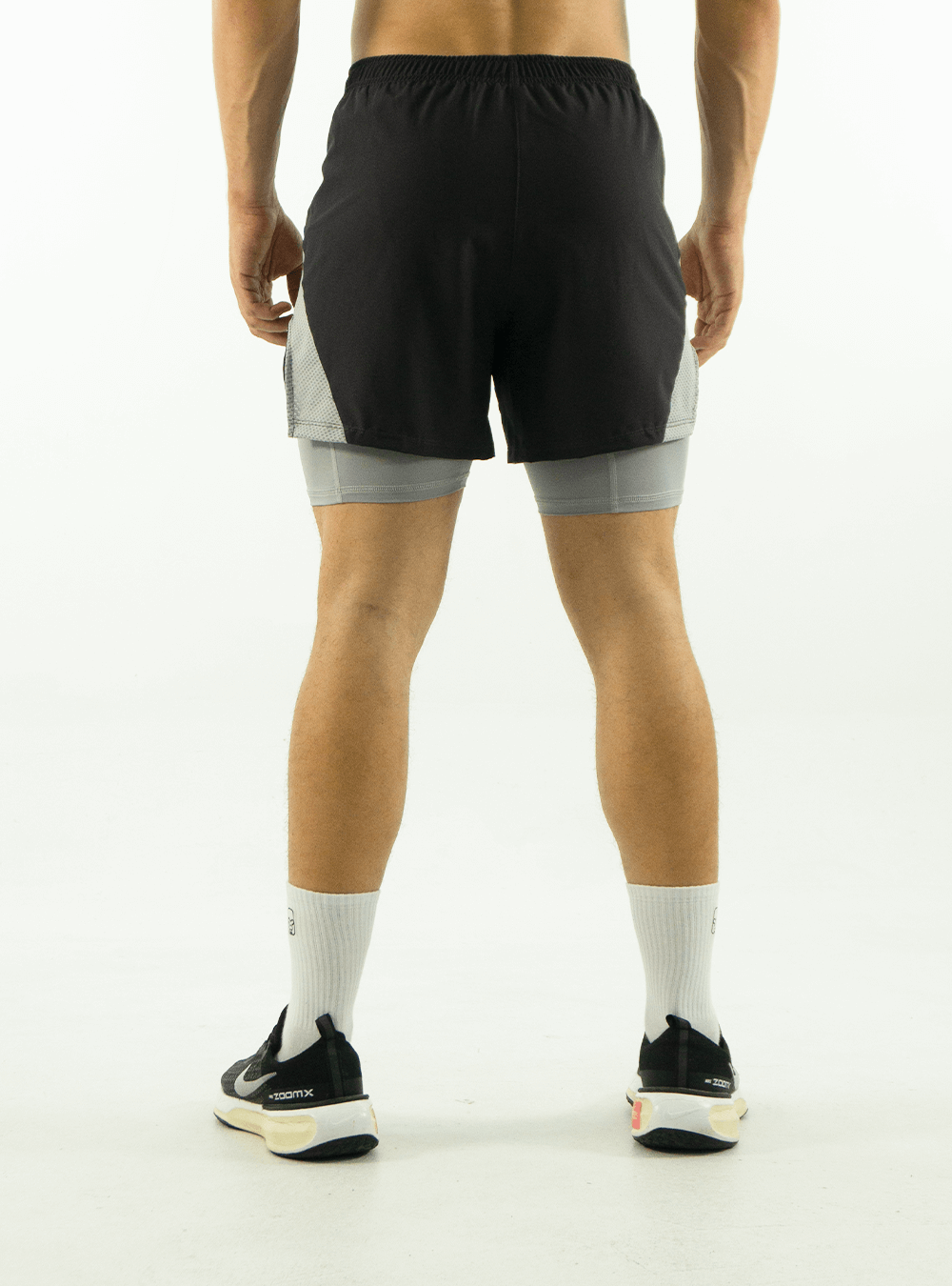 DARK GREY RUNNING SHORTS 2.0