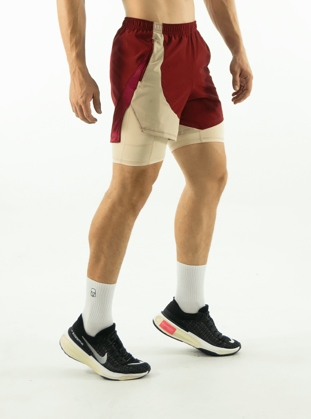 Wine Red Running Shorts 2.0