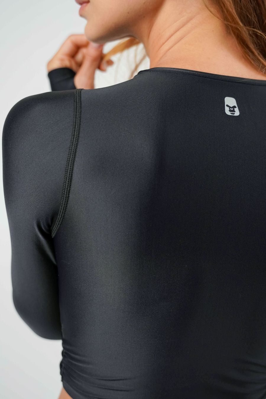 Retro Rush Long Sleeve Top Black