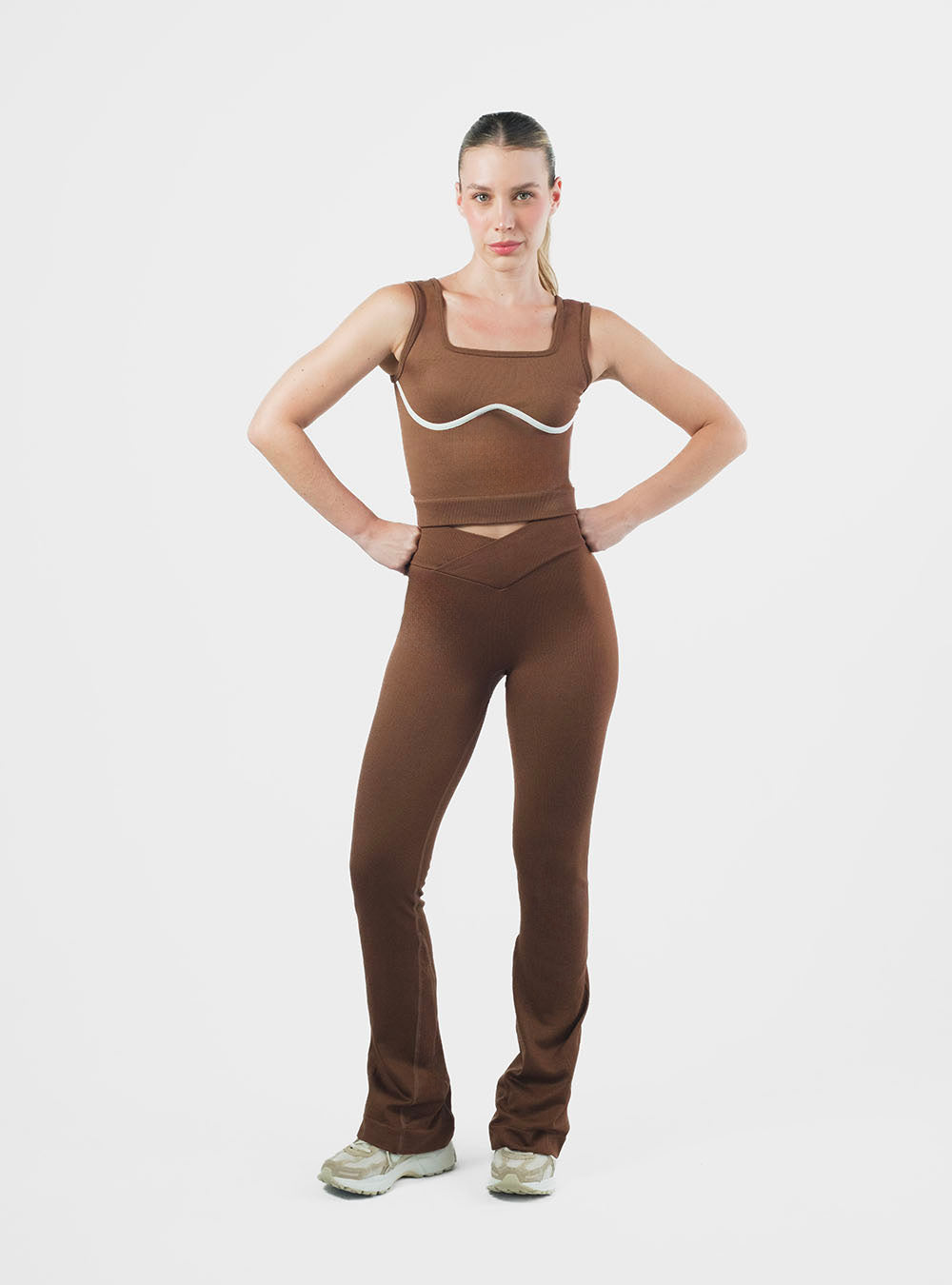 Strive Hazelnut Sleeve Top