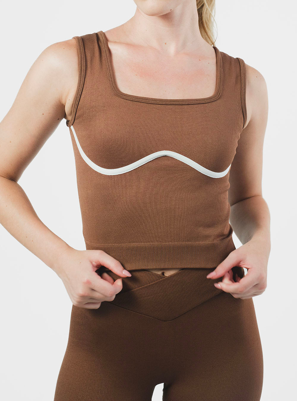 Strive Hazelnut Sleeve Top